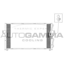 Kondenzátor klimatizácie AUTOGAMMA 103611