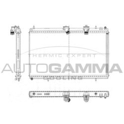 Chladič motora AUTOGAMMA 103643