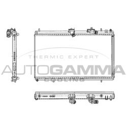 Chladič motora AUTOGAMMA 103646