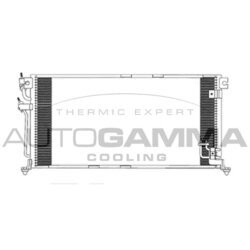 Kondenzátor klimatizácie AUTOGAMMA 103833