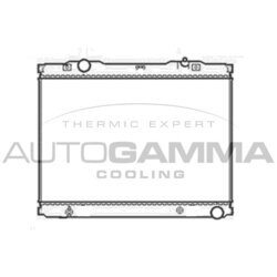 Chladič motora AUTOGAMMA 103848