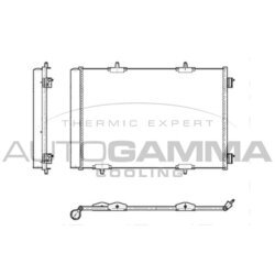 Kondenzátor klimatizácie AUTOGAMMA 103972