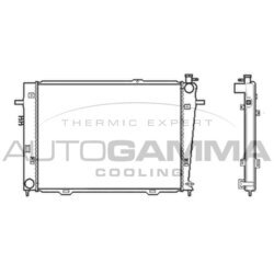 Chladič motora AUTOGAMMA 104010