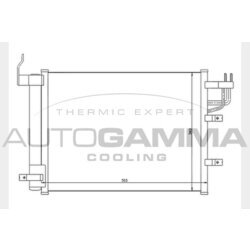 Kondenzátor klimatizácie AUTOGAMMA 104759