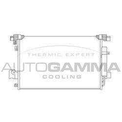 Kondenzátor klimatizácie AUTOGAMMA 104913
