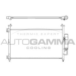 Kondenzátor klimatizácie AUTOGAMMA 104950