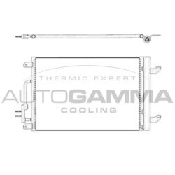 Kondenzátor klimatizácie AUTOGAMMA 105202