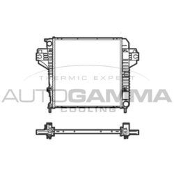 Chladič motora AUTOGAMMA 105487