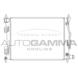 Chladič motora AUTOGAMMA 105834