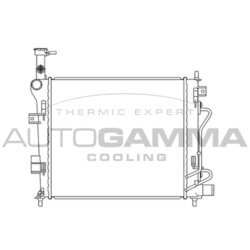 Chladič motora AUTOGAMMA 105844