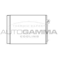 Kondenzátor klimatizácie AUTOGAMMA 105861