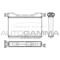 Výmenník tepla vnútorného kúrenia AUTOGAMMA 107014