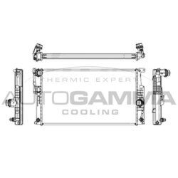 Chladič motora AUTOGAMMA 107159