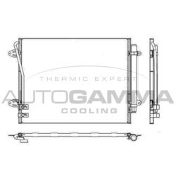 Kondenzátor klimatizácie AUTOGAMMA 107297