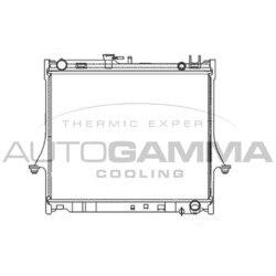 Chladič motora AUTOGAMMA 107325