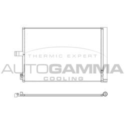 Kondenzátor klimatizácie AUTOGAMMA 107647