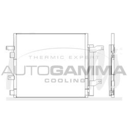 Kondenzátor klimatizácie AUTOGAMMA 107659