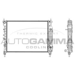 Chladič motora AUTOGAMMA 107839