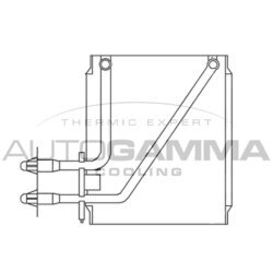 Výparník klimatizácie AUTOGAMMA 112108