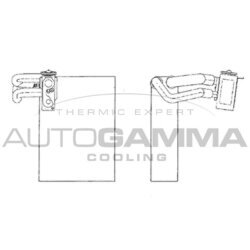 Výparník klimatizácie AUTOGAMMA 112239