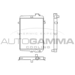 Chladič motora AUTOGAMMA 100038