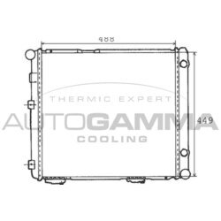 Chladič motora AUTOGAMMA 100517