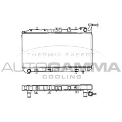 Chladič motora AUTOGAMMA 101391