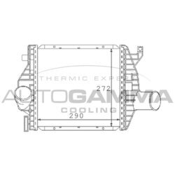 Chladič plniaceho vzduchu AUTOGAMMA 101507