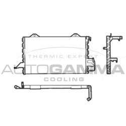 Kondenzátor klimatizácie AUTOGAMMA 101832
