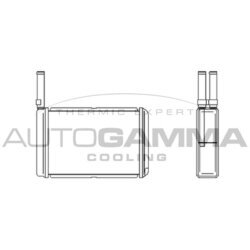 Výmenník tepla vnútorného kúrenia AUTOGAMMA 101968