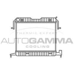 Chladič motora AUTOGAMMA 102238