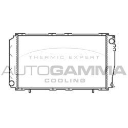 Chladič motora AUTOGAMMA 102310