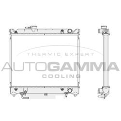 Chladič motora AUTOGAMMA 102342