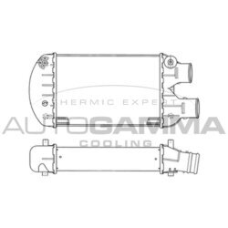 Chladič plniaceho vzduchu AUTOGAMMA 102389