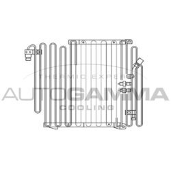 Kondenzátor klimatizácie AUTOGAMMA 102573