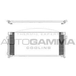 Kondenzátor klimatizácie AUTOGAMMA 102790