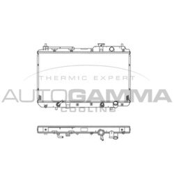 Chladič motora AUTOGAMMA 102854