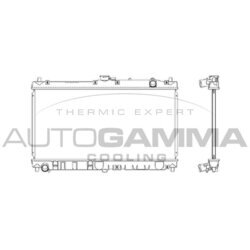 Chladič motora AUTOGAMMA 103152