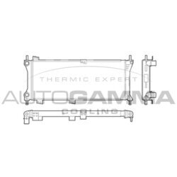 Chladič motora AUTOGAMMA 103413