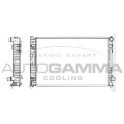 Chladič motora AUTOGAMMA 103880