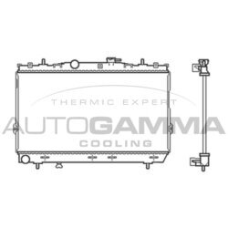 Chladič motora AUTOGAMMA 104085