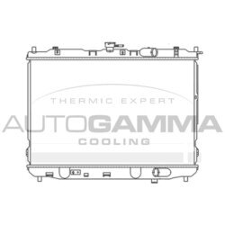 Chladič motora AUTOGAMMA 104173