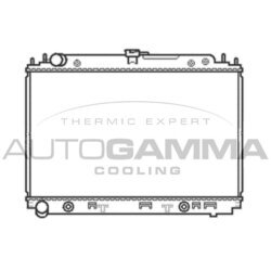 Chladič motora AUTOGAMMA 105053