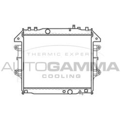 Chladič motora AUTOGAMMA 105113