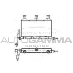 Výmenník tepla vnútorného kúrenia AUTOGAMMA 105230