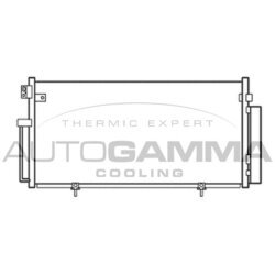 Kondenzátor klimatizácie AUTOGAMMA 105648