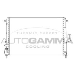 Chladič motora AUTOGAMMA 105782