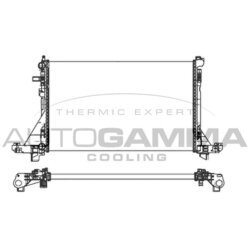 Chladič motora AUTOGAMMA 107004