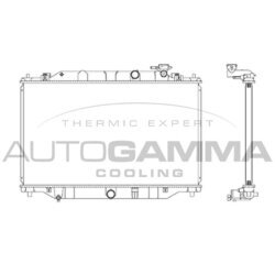 Chladič motora AUTOGAMMA 107273
