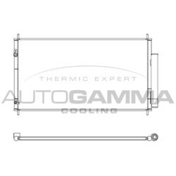 Kondenzátor klimatizácie AUTOGAMMA 107443